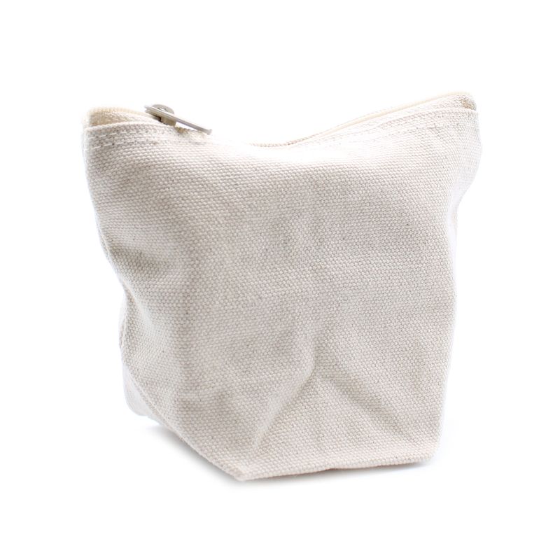 Natural Cotton Toiletry Bag 10 oz - Mini Pouch