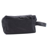 Black Cotton Toiletry Bag 10 oz - Classic Square