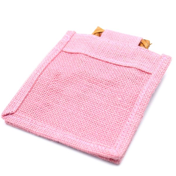 Pure Jute and Cotton Window Gift Bag - One Jar 'Rose'