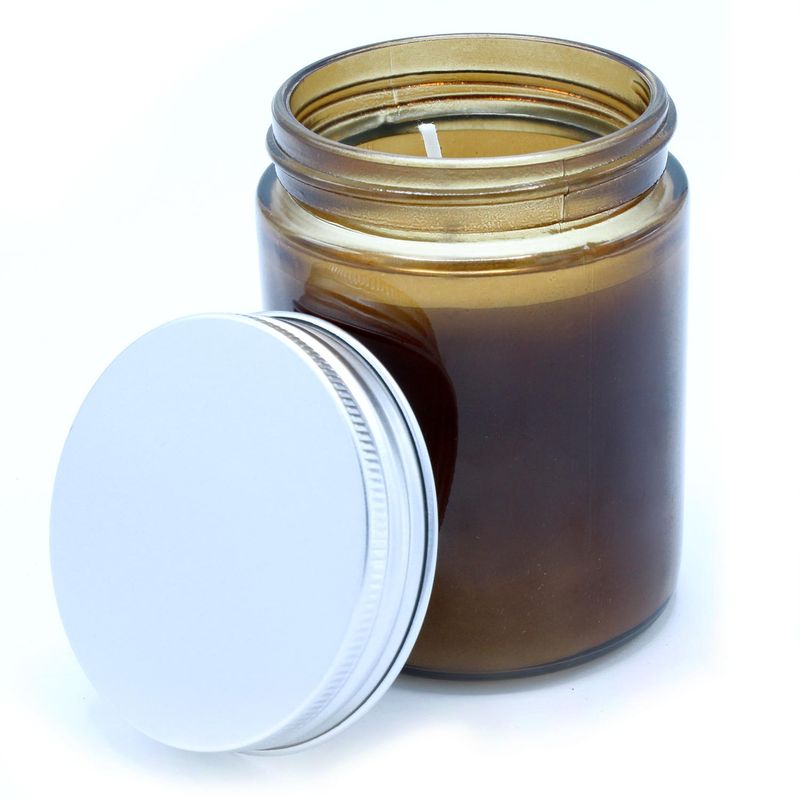 Aromatherapy candle without a label - positive vibes