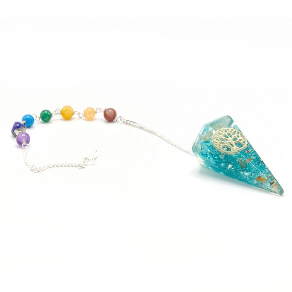 Orgonite Power Chakra Pendulum - Tree of Life (Asst)
