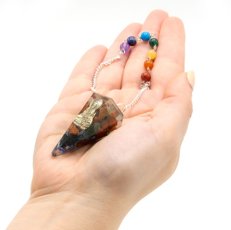 Orgonite Power Chakra Pendulum - Buddha (Asst)
