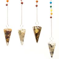 Orgonite Power Chakra Pendulum - Hamsa (Asst)