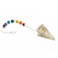Orgonite Power Chakra Pendulum - Om (Asst)