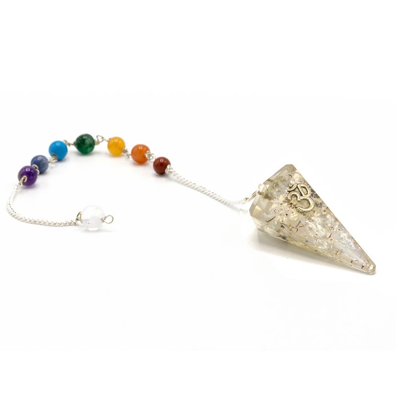Orgonite Power Chakra Pendulum - Om (Asst)