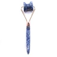 Gemstone Jawline Roller - Sodalite with Pouch