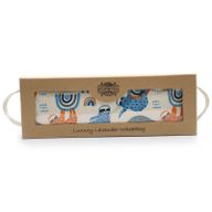 Luxury Lavender  Wheat Bag in Gift Box  - Lazy Sloth