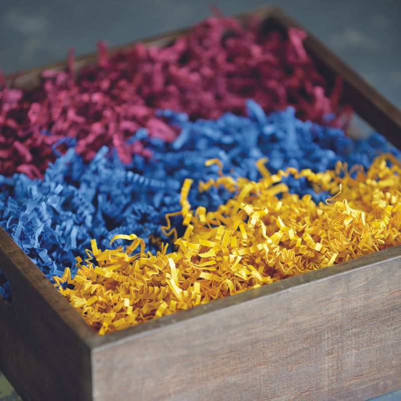 ZigZag DeLux Shredded Paper - Blue (1KG)