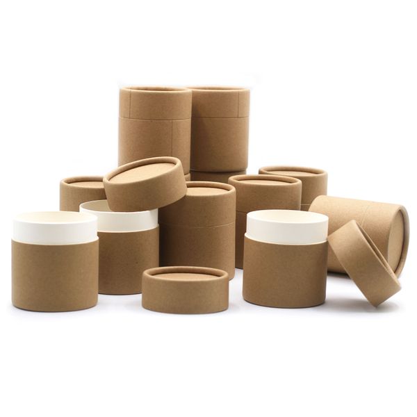 Brown Kraft Cardboard Tube H:8.5cmx D:7.5cm
