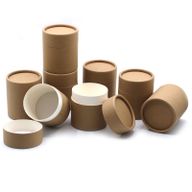 Brown Kraft Cardboard Tube H:8.5cmx D:7.5cm