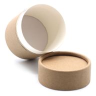 Brown Kraft Cardboard Tube H:8.5cmx D:7.5cm