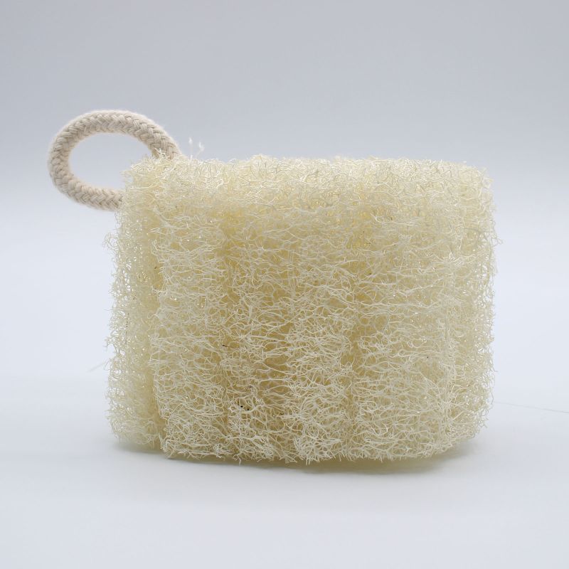 Egyptian Luxury Loofah with Cotton String - Non-Compressed - 8-12cm