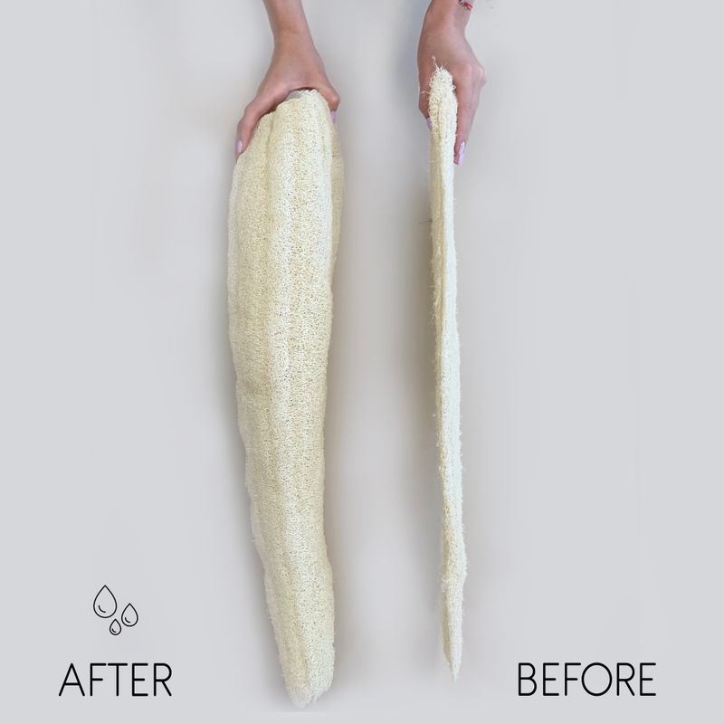 Egyptian Luxury Whole Loofah - Compressed - 60cm+