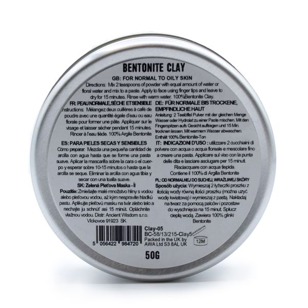 Bentonite Clay 80g