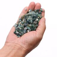 Moss Agate Gemstone Chips Bulk - 1KG