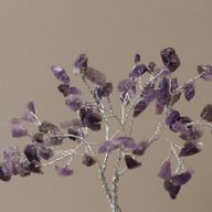 Gemstone Tree with Orgonite Base - 80 Stone - Amethyst