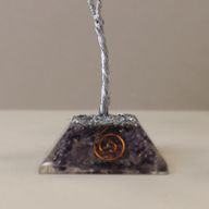 Gemstone Tree with Orgonite Base - 80 Stone - Amethyst