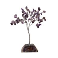 Gemstone Tree with Orgonite Base - 80 Stone - Amethyst