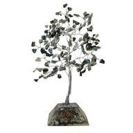 Gemstone Tree with Orgonite Base - 160 Stone - Moss Agate