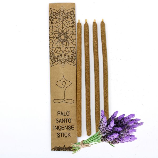 Set of 4 Palo Santo Large Incense Sticks - Lavander