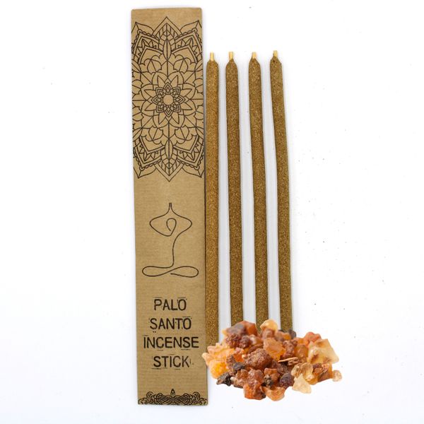 Set of 4 Palo Santo Large Incense Sticks - Myrrh