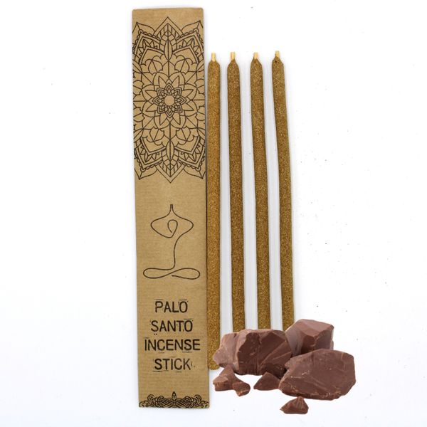 Set of 4 Palo Santo Large Incense Sticks - Chocolate