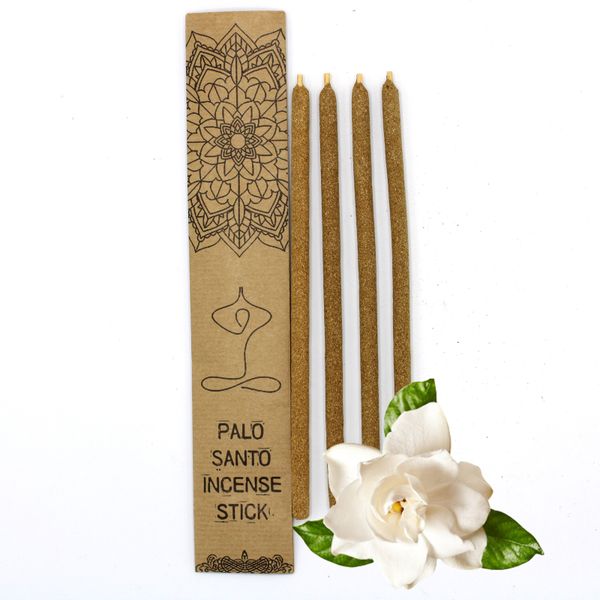 Set of 4 Palo Santo Large Incense Sticks - Gardenia