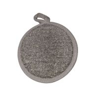 Bamboo & Linen Bath Pad  - Charcoal