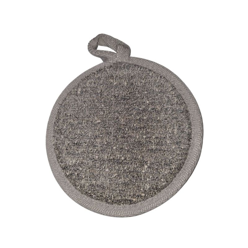 Bamboo & Linen Bath Pad  - Charcoal