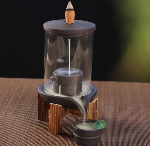 Back-Flow Incense Burner - Teahouse Cascade