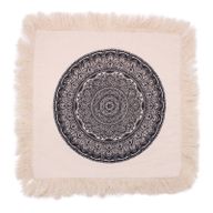 Traditional Mandala  Cushion - 45x45cm - black