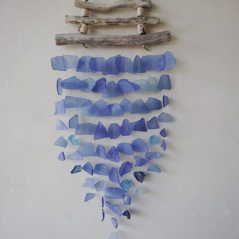 Glass Wind Chime / Blue