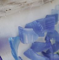 Glass Wind Chime / Blue