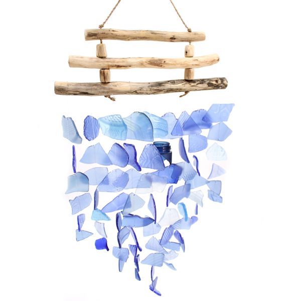 Glass Wind Chime / Blue