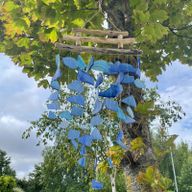 Glass Wind Chime / Blue