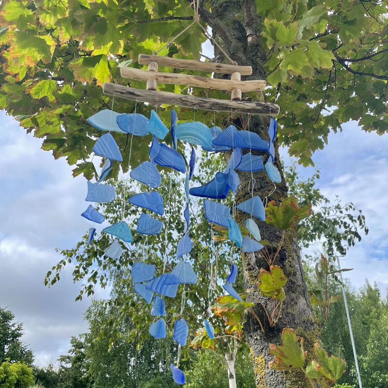 Glass Wind Chime / Blue