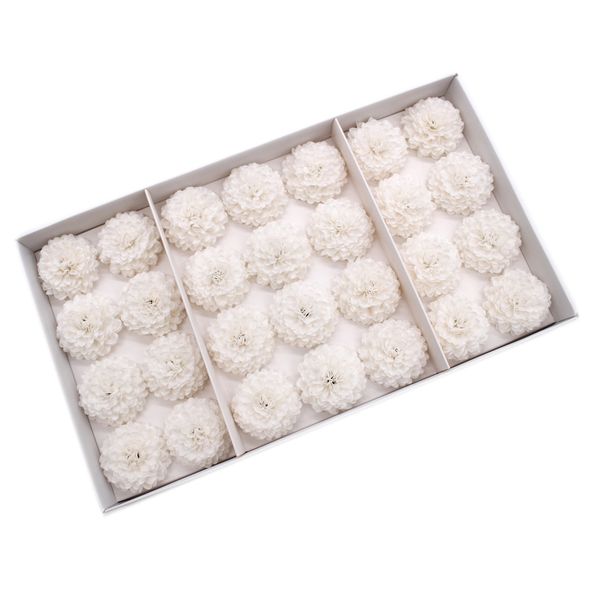 Craft Soap Flower - Small Chrysanthemum - White