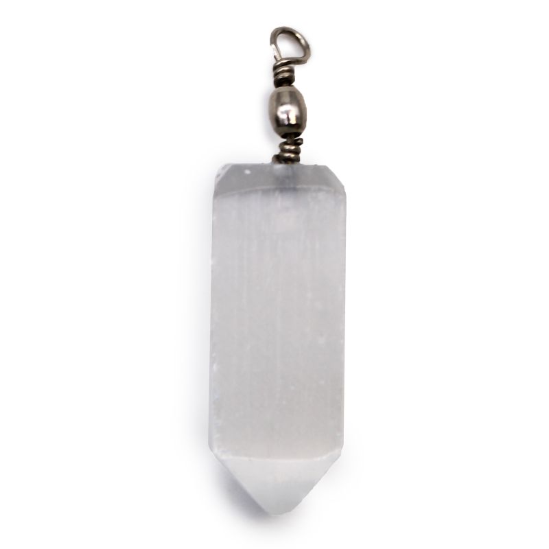 Selenite Oblix Pendent