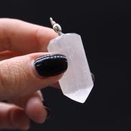 Selenite Oblix Pendent