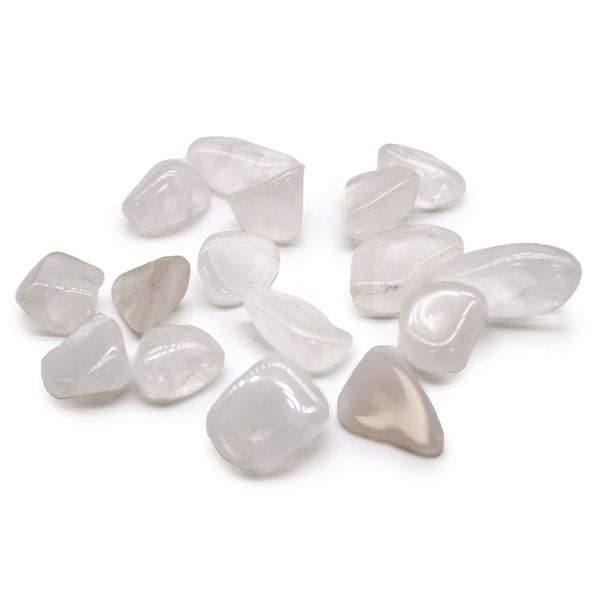 M Tumble Stone - Ice Quartz