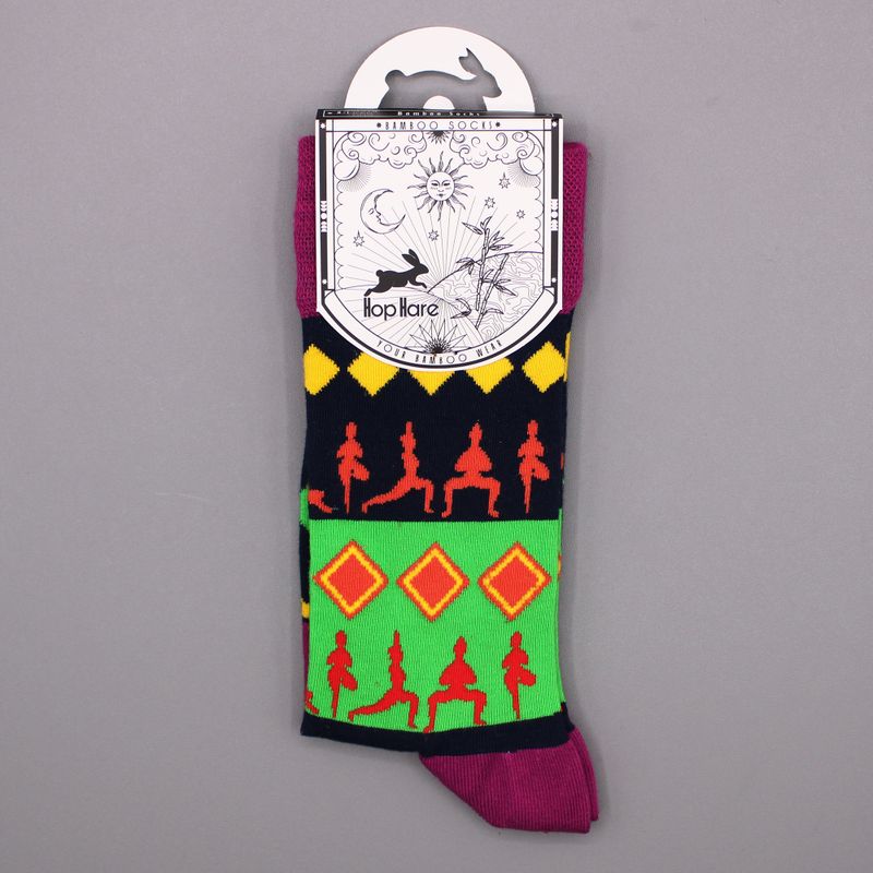 Hop Hare Bamboo Socks (36-41) - Yoga Poses
