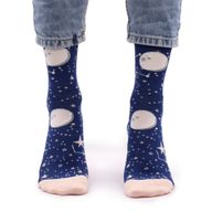 Hop Hare Bamboo Socks (36-41) - Moon Walk