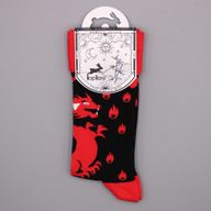 Hop Hare Bamboo Socks (36-41) - Red Dragons