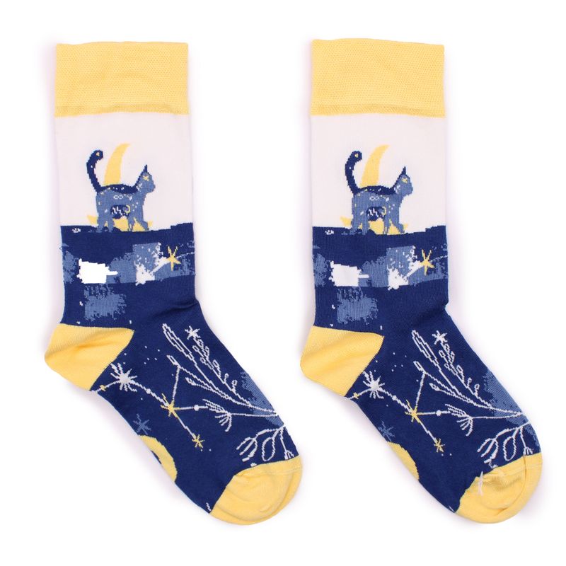 Hop Hare Bamboo Socks (36-41) - Midnight Cat