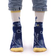 Hop Hare Bamboo Socks (36-41) - Midnight Cat