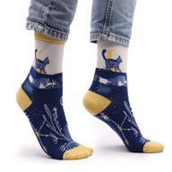 Hop Hare Bamboo Socks (36-41) - Midnight Cat