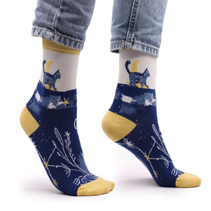 Hop Hare Bamboo Socks (36-41) - Midnight Cat