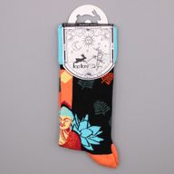 Hop Hare Bamboo Socks (36-41) - Blue Buddha & Lotus