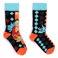Hop Hare Bamboo Socks (36-41) - Blue Buddha & Lotus