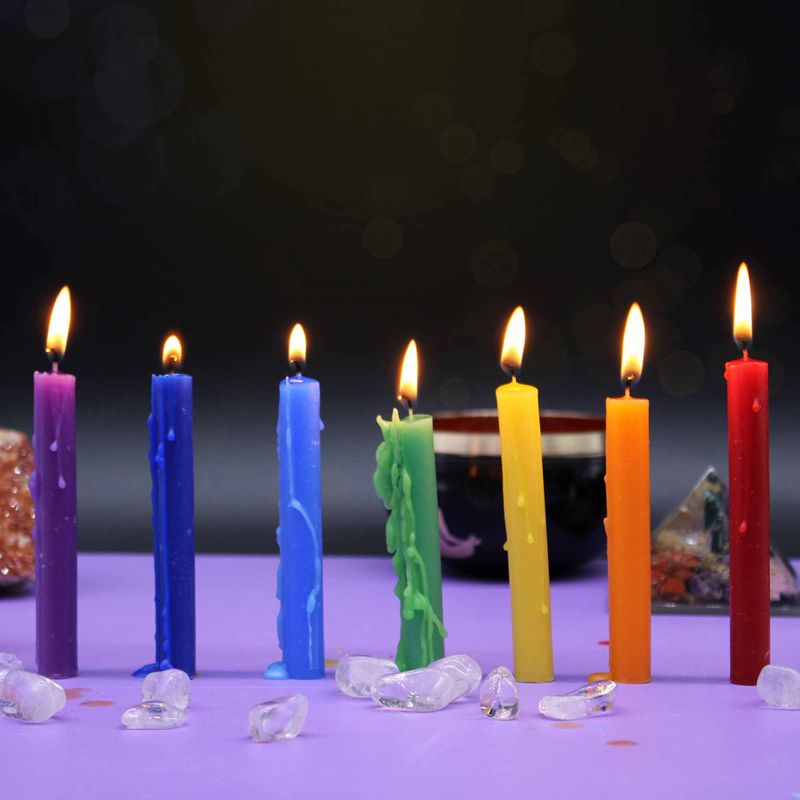 Set of 10 Spell Candles - Blessings